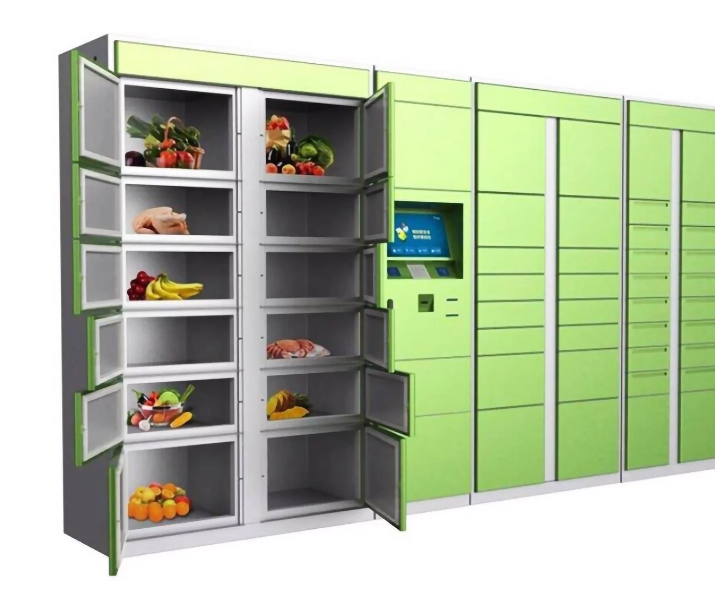 Camere di stoccaggio automatiche con impianto di refrigerazione