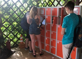 Smart Lockers per la spiaggia Portugal, Porto Cova 2019