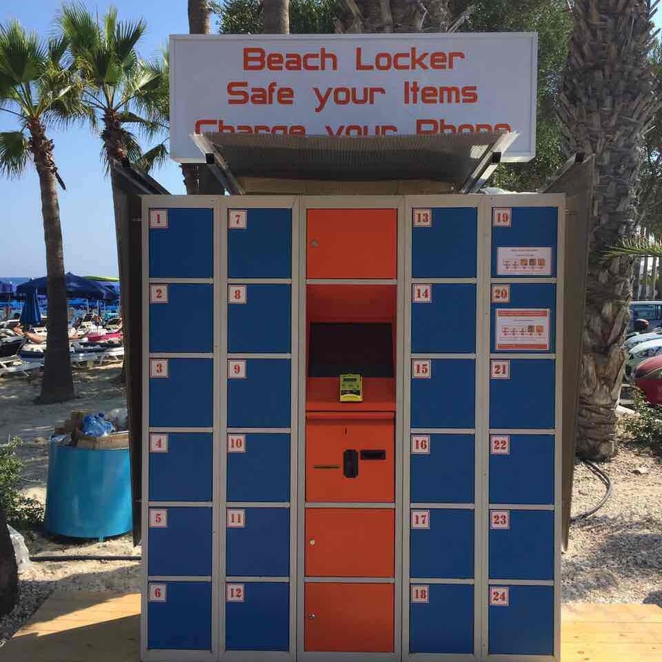 Smart Lockers per la spiaggia Portugal, Lagos 2019